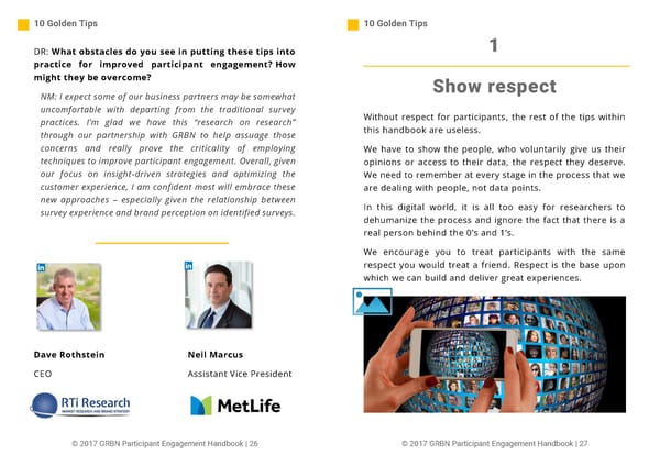 101 Tips to Improve the Research Participant User Experience - Page 14