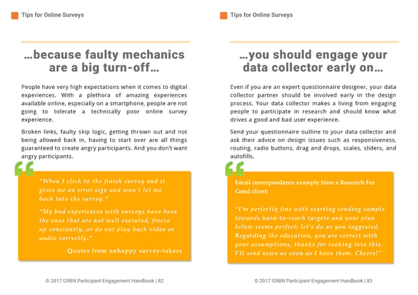 101 Tips to Improve the Research Participant User Experience - Page 42