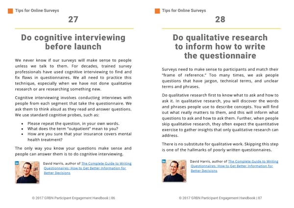 101 Tips to Improve the Research Participant User Experience - Page 44