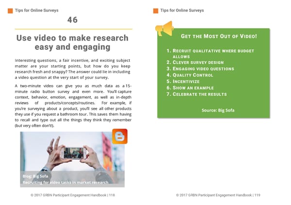 101 Tips to Improve the Research Participant User Experience - Page 60