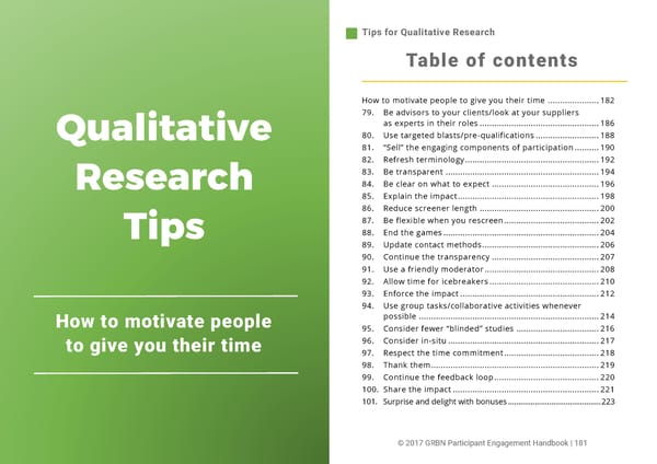 101 Tips to Improve the Research Participant User Experience - Page 91