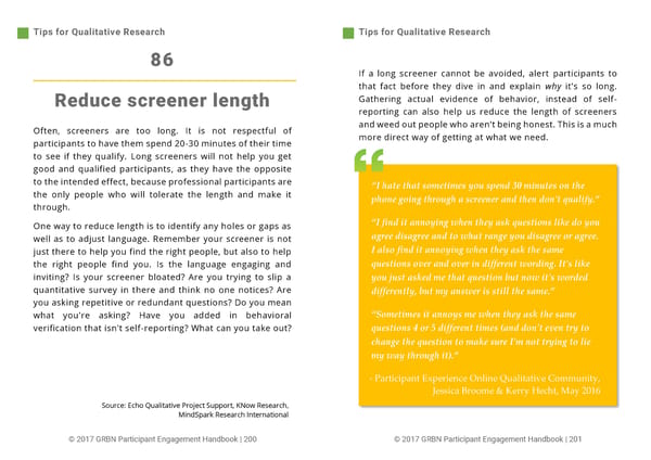101 Tips to Improve the Research Participant User Experience - Page 101