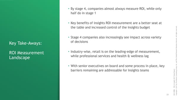 ROI of Insights | Report - Page 24