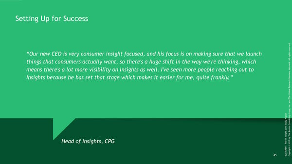 ROI of Insights | Report - Page 46
