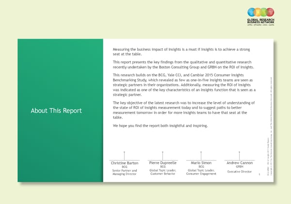 ROI of Insights |  Highlights 2017 Report - Page 2