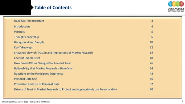 GRBN Global Trust Survey 2020 - DE Report © 2020 GRBN - Page 2