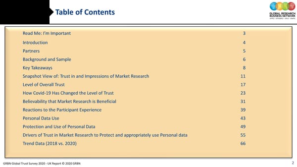 GRBN Global Trust Survey 2020 - UK Report © 2020 GRBN - Page 2